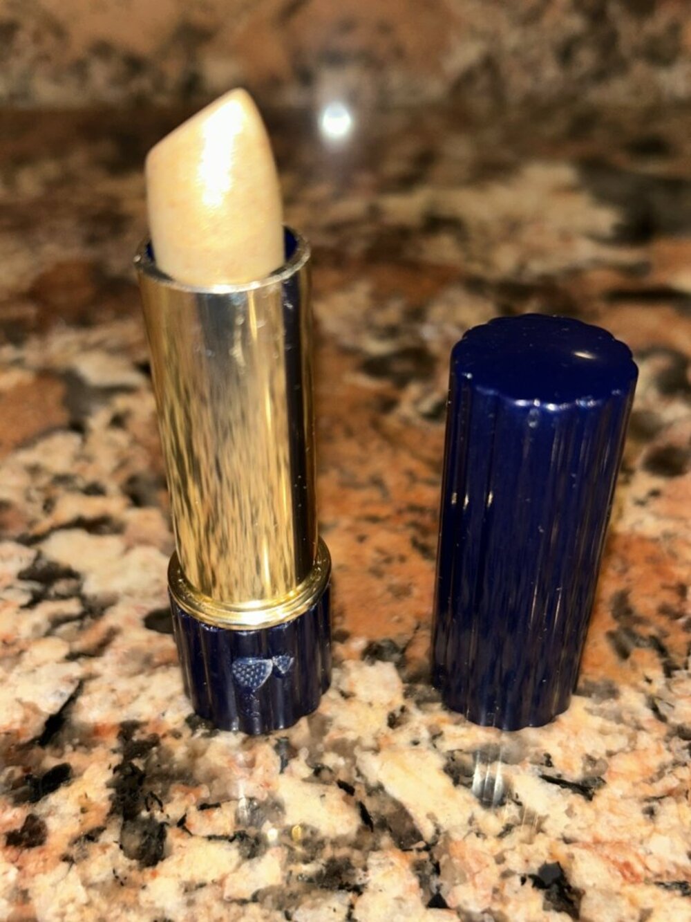 ESTEE LAUDER ALL-DAY Lipstick RUBY WINE Blue Ribbed Discontinued Color